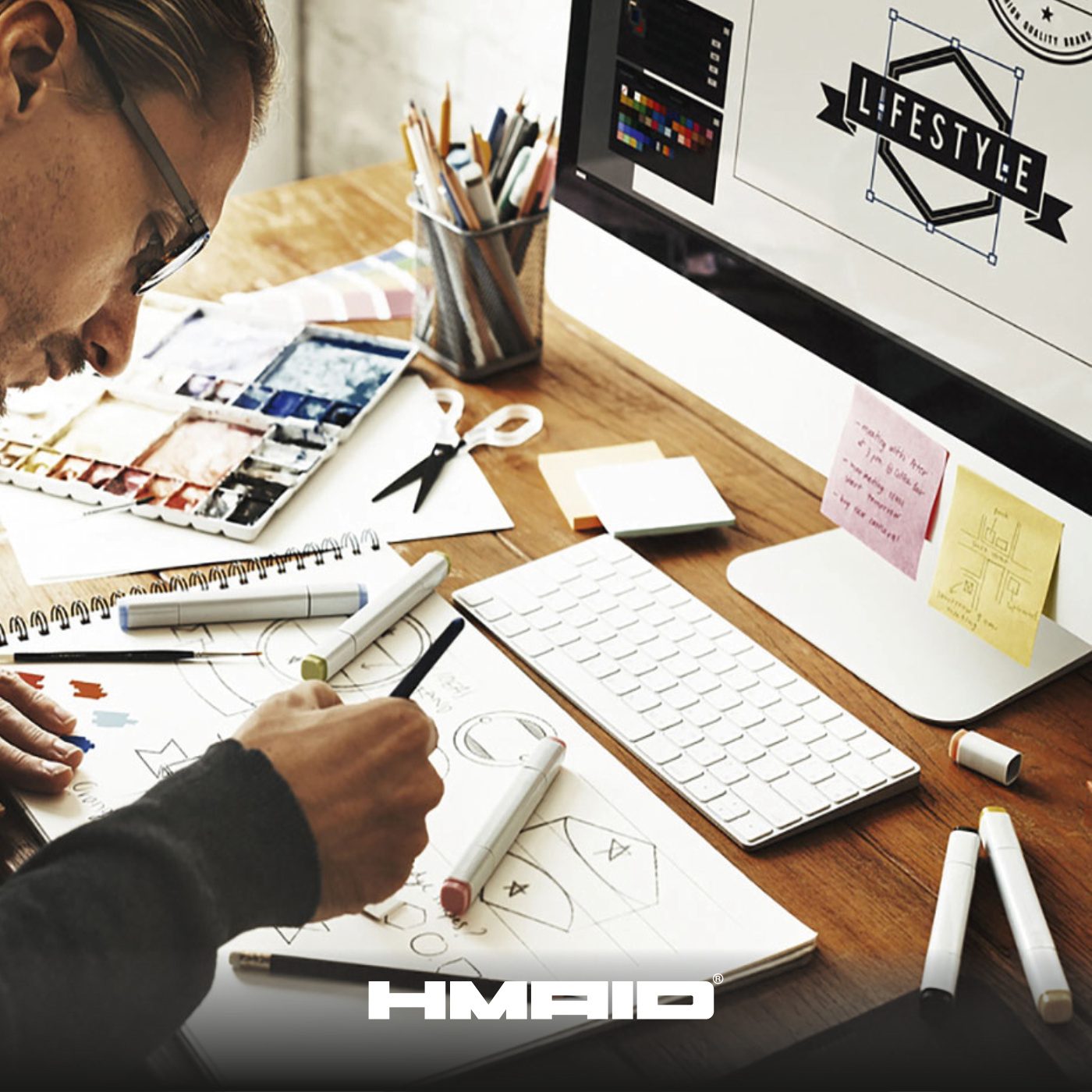 Brand design and creative process at Hmaid
