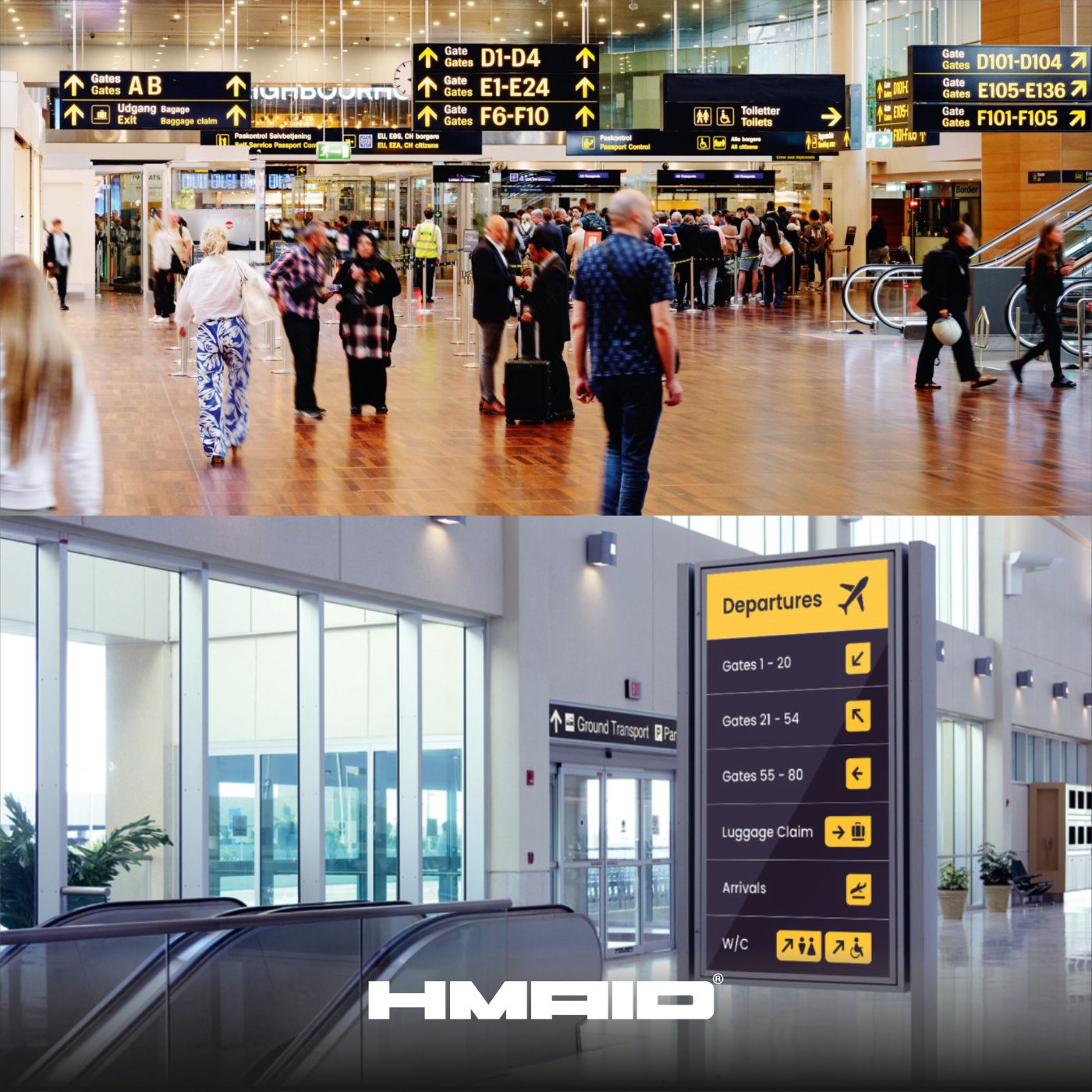 Wayfinding and environmental graphics